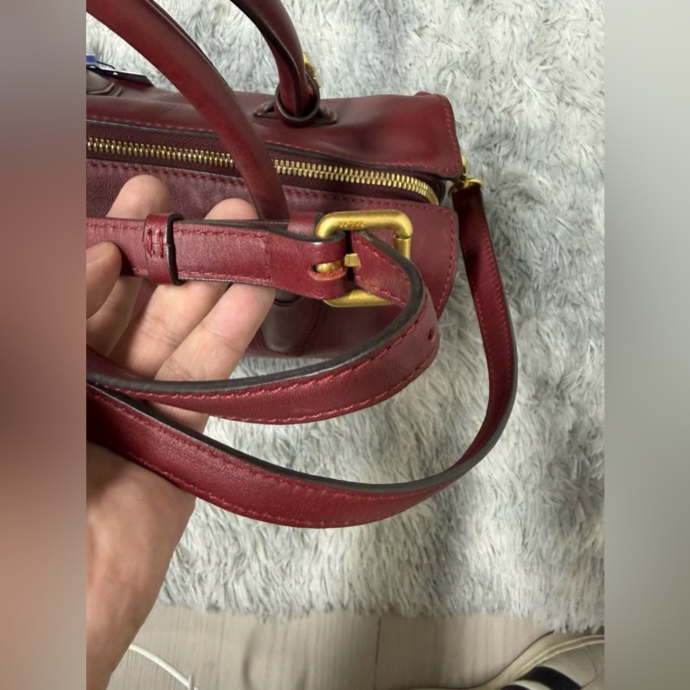Authentic MCM Leather Bag With Strap - Picture 12 of 13